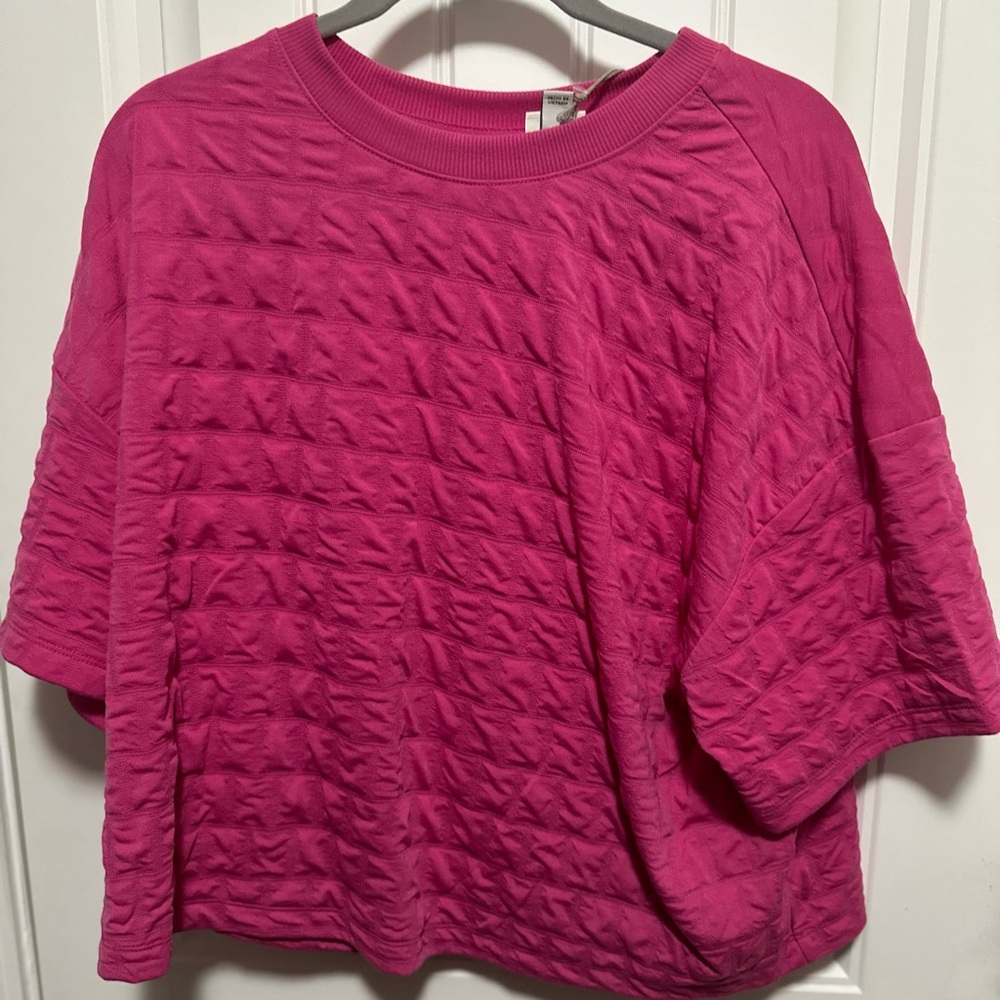 A New Day Women’s Quilted short sleeve tee